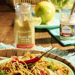 Photo d'ambiance melange thai pour wok