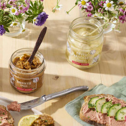 photo ambiance du pot des coeurs d'artichaut Albert Ménès