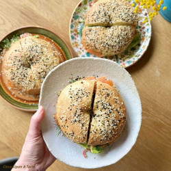 Three sesame seeds