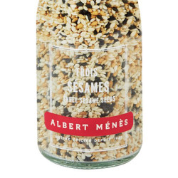 Three sesame seeds