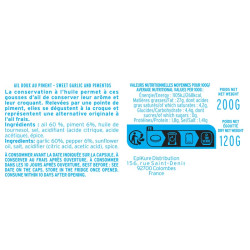 ail doux packaging etiquette