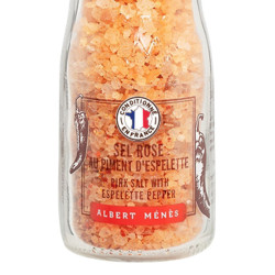 Pink Salt with Espelette Pepper Mill