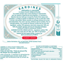 Sardines Préparées à l'Ancienne fiche informative