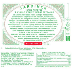 Sardinen ohne Gräten in BIO-Olivenöl