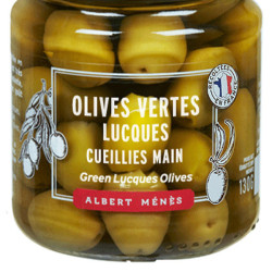 Grüne Lucques-Oliven