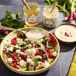 salade de printemps miel d'acacia