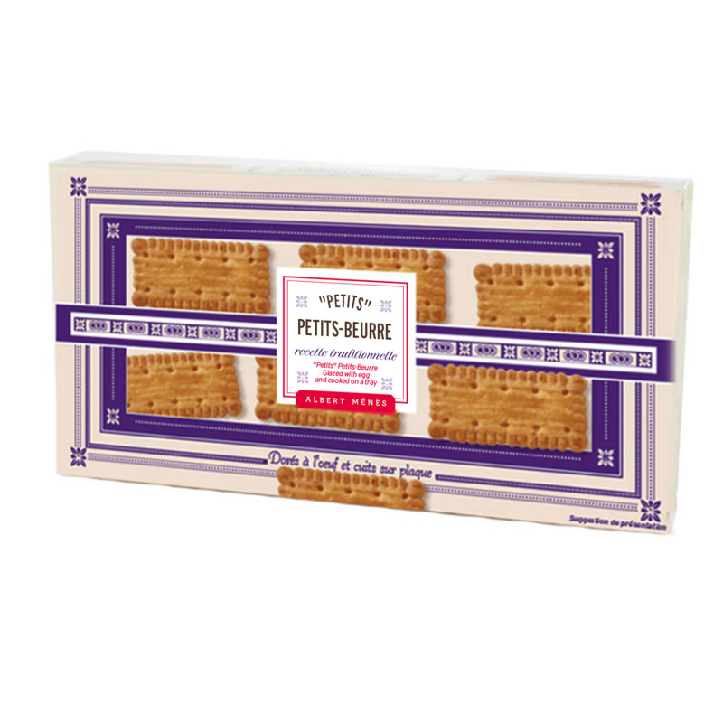 Genuine French "Petit-Beurre" Biscuits from Lorient with Sea Salt from Guérande