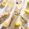 Gingembre moulu infusé dans boisson fraiche été limonade