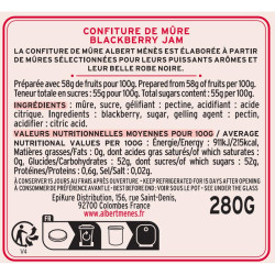 Confiture de Mûre  etiquette