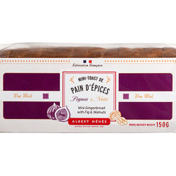 Mini Pain d'Épices Pur Miel aux Figues et Noix