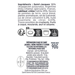 Rillettes de Noix de Saint Jacques