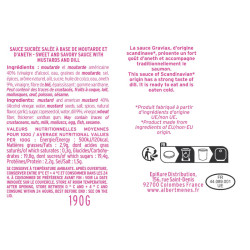 Sauce Gravlax informations