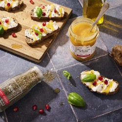 tartines ricotta basilic