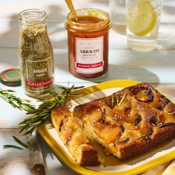 tarte abricot romarin