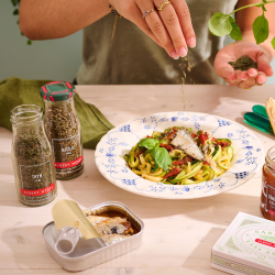 basilic recette tagliatelles courgette