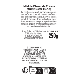 miel cremeux de france etiquette miel de fleurs