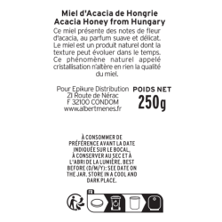 Miel d'Acacia fiche informative