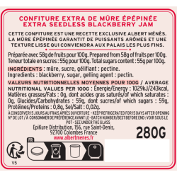 Konfitüre aus entkernten Brombeeren