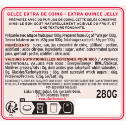 Gelée de Coing fiche informative