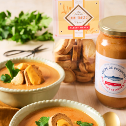 mini toasts nature soupe de poisson