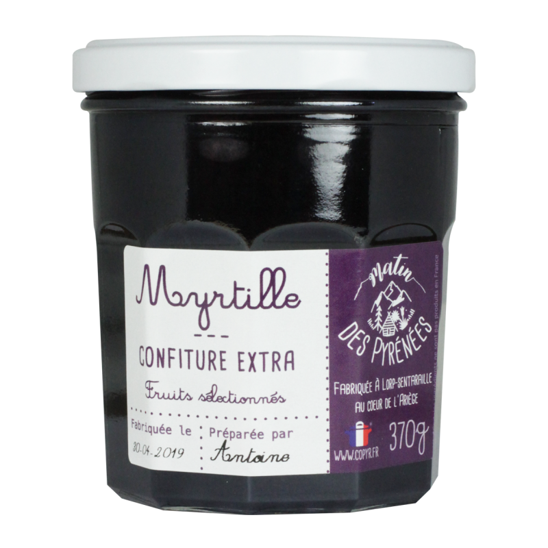Confiture Extra Myrtille - Matin des Pyrénées