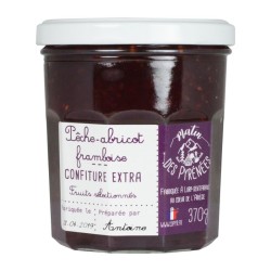 Confiture Extra Pêche Abricot Framboise - Matin des Pyrénées