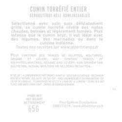 Roasted whole cumin | Albert Ménès