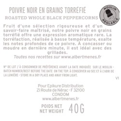 Geröstete schwarze Pfefferkörner | Albert Ménès