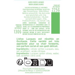 Fiche sur les Olives Lucques Albert Ménès, origine Languedoc et conseils de dégustation