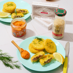Recette de croquettes maison gourmandes aux Filets de Thon Germon Albert Ménès à l'huile d'olive