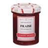 Pot de Confiture Extra de Fraise Albert Ménès, texture onctueuse et fruits rouges brillants