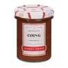 Pot de Confiture Extra de Coing en Morceaux Albert Ménès, avec des morceaux de fruits visibles et une étiquette élégante