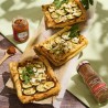 Tarte fine curry rouge été