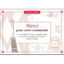 Carte de remerciement