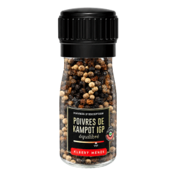 PGI Kampot Peppercorns - Pepper Mill