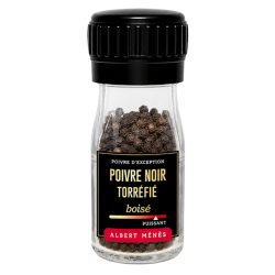 Geröstete schwarze Pfefferkörner