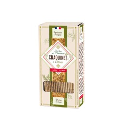 Craquines aux Herbes de Provence et Olives Noires