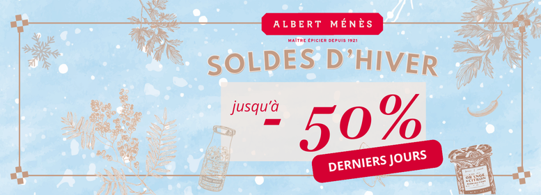 SOLDES jusqu'à -50% sur 80 produits - Albert Ménès