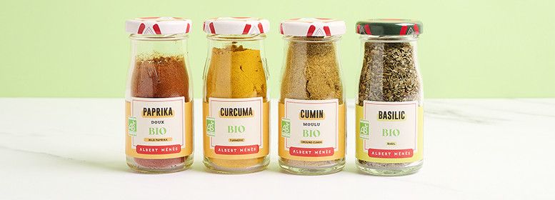                 Les épices et herbes BIO par Albert Ménès Bio - Boutique en Ligne Albert Ménès