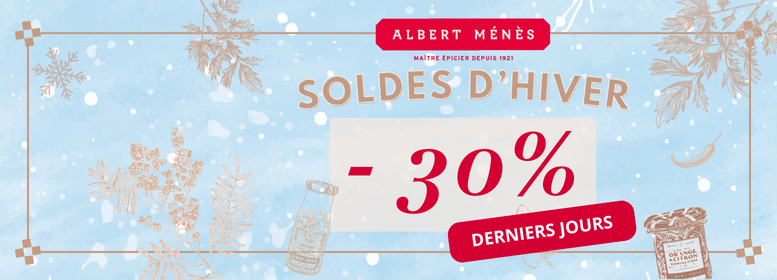 SOLDES - Notre sélection à -30% Albert Ménès