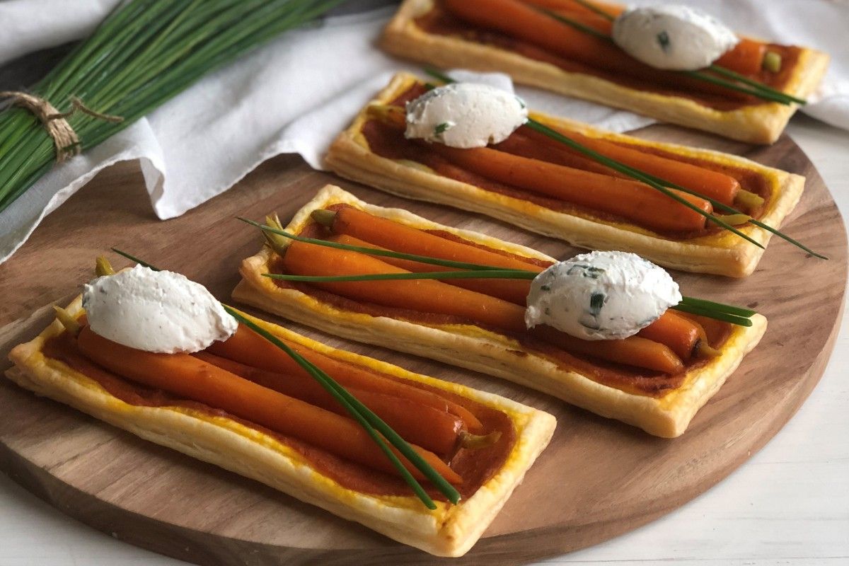 Tartelettes de carottes à l'orientale