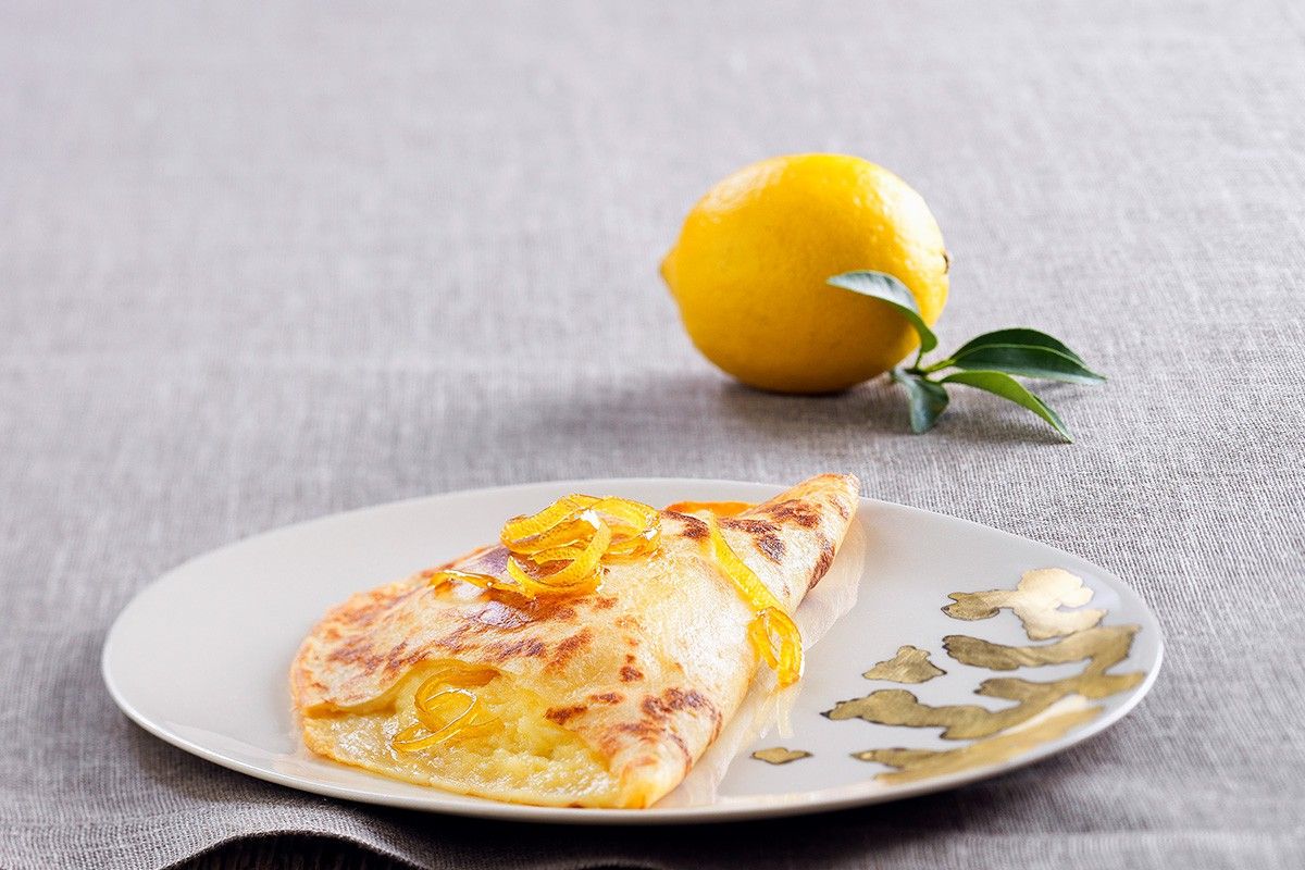 Crêpe soufflée au Lemon Curd