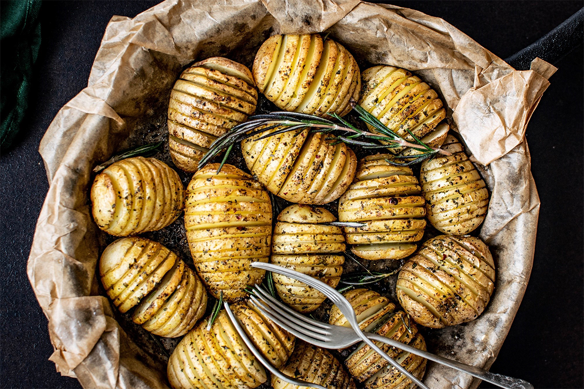 Pommes de Terre Persillées Rôties