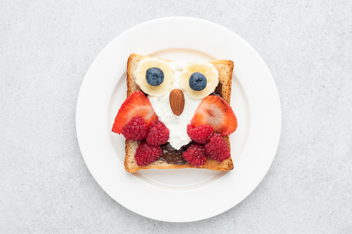 Tartine Hibou pour enfants