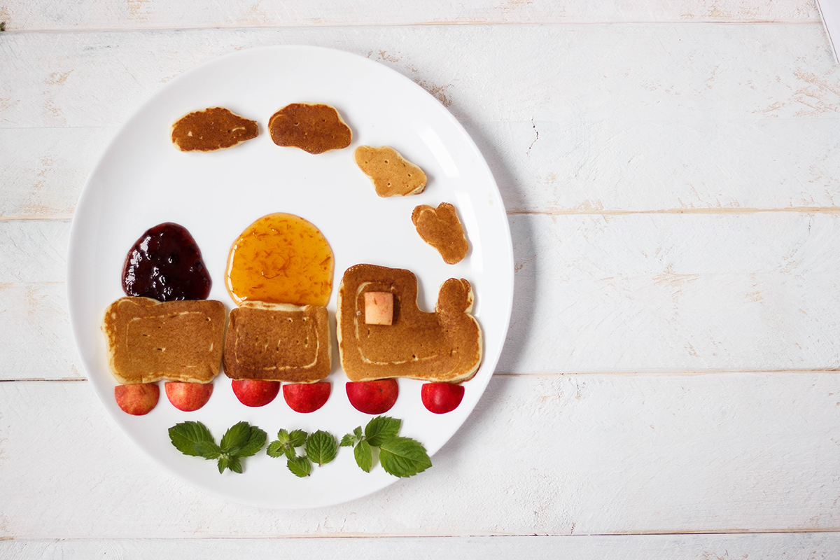 Pancakes Locomotive pour enfants