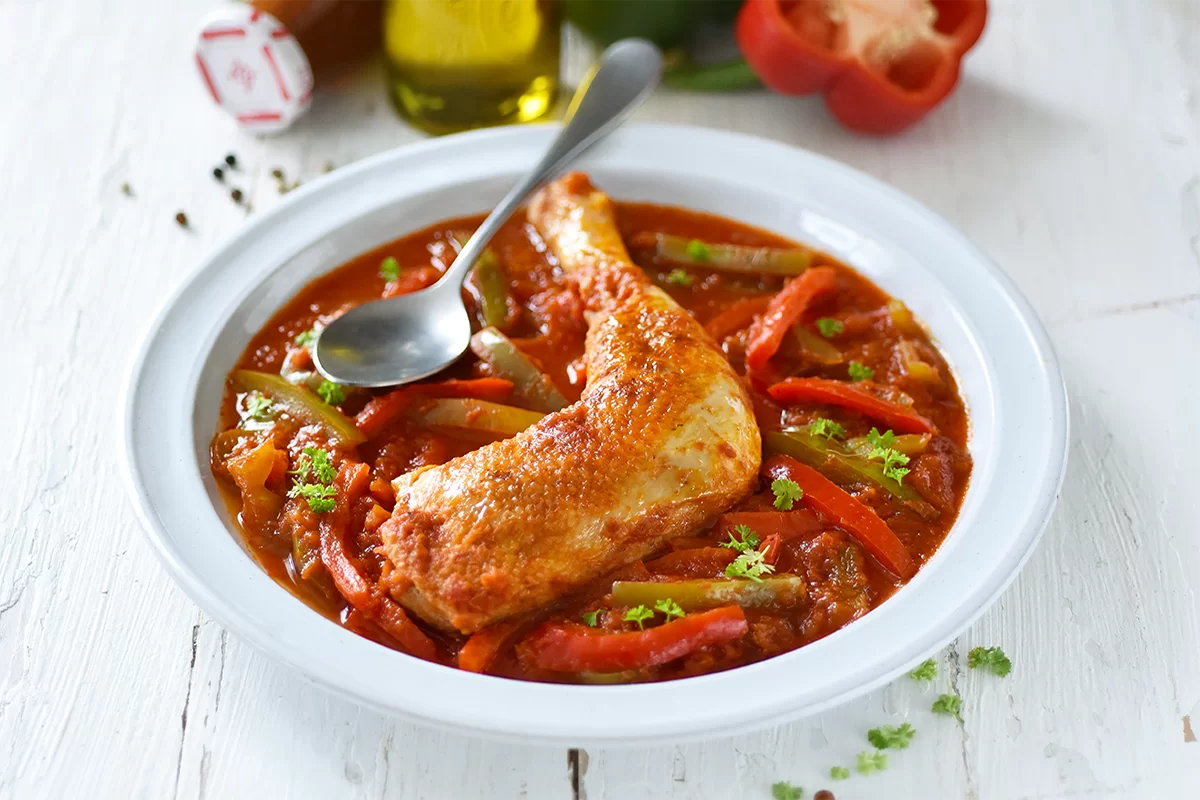 Poulet basquaise