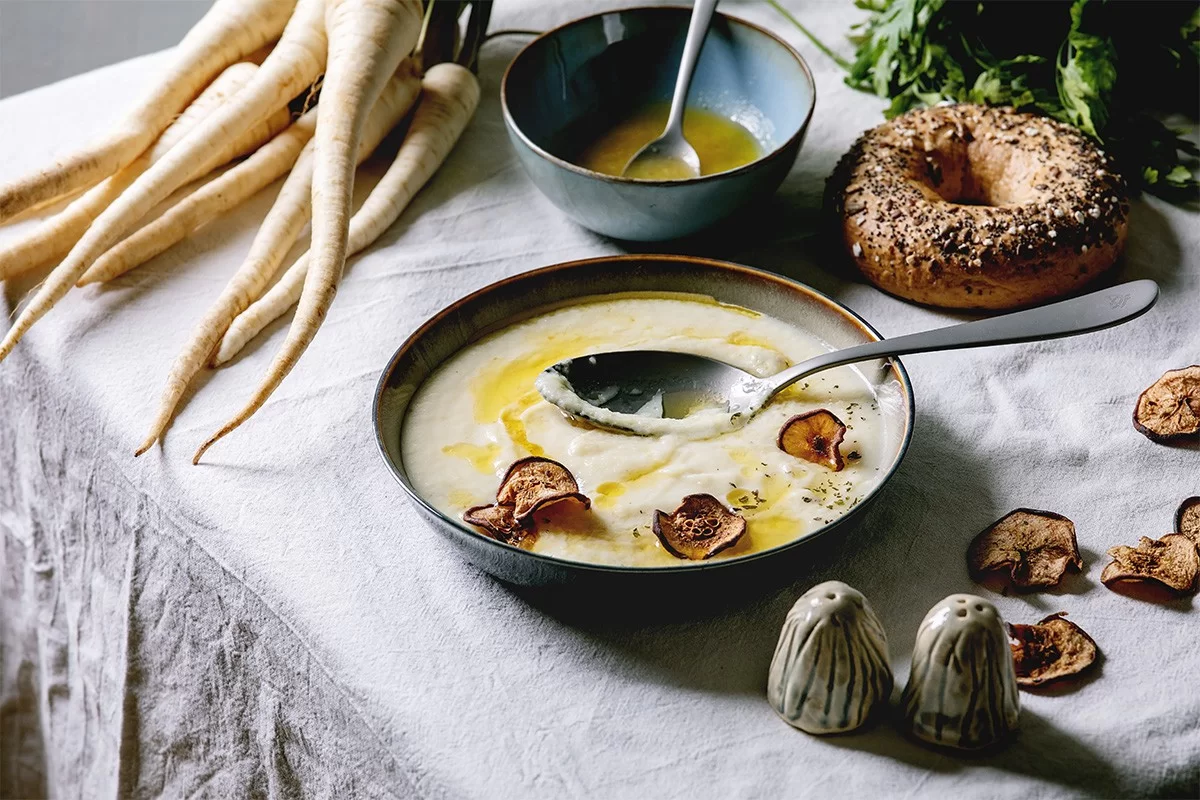 Soupe de Panais épicée à la Pomme