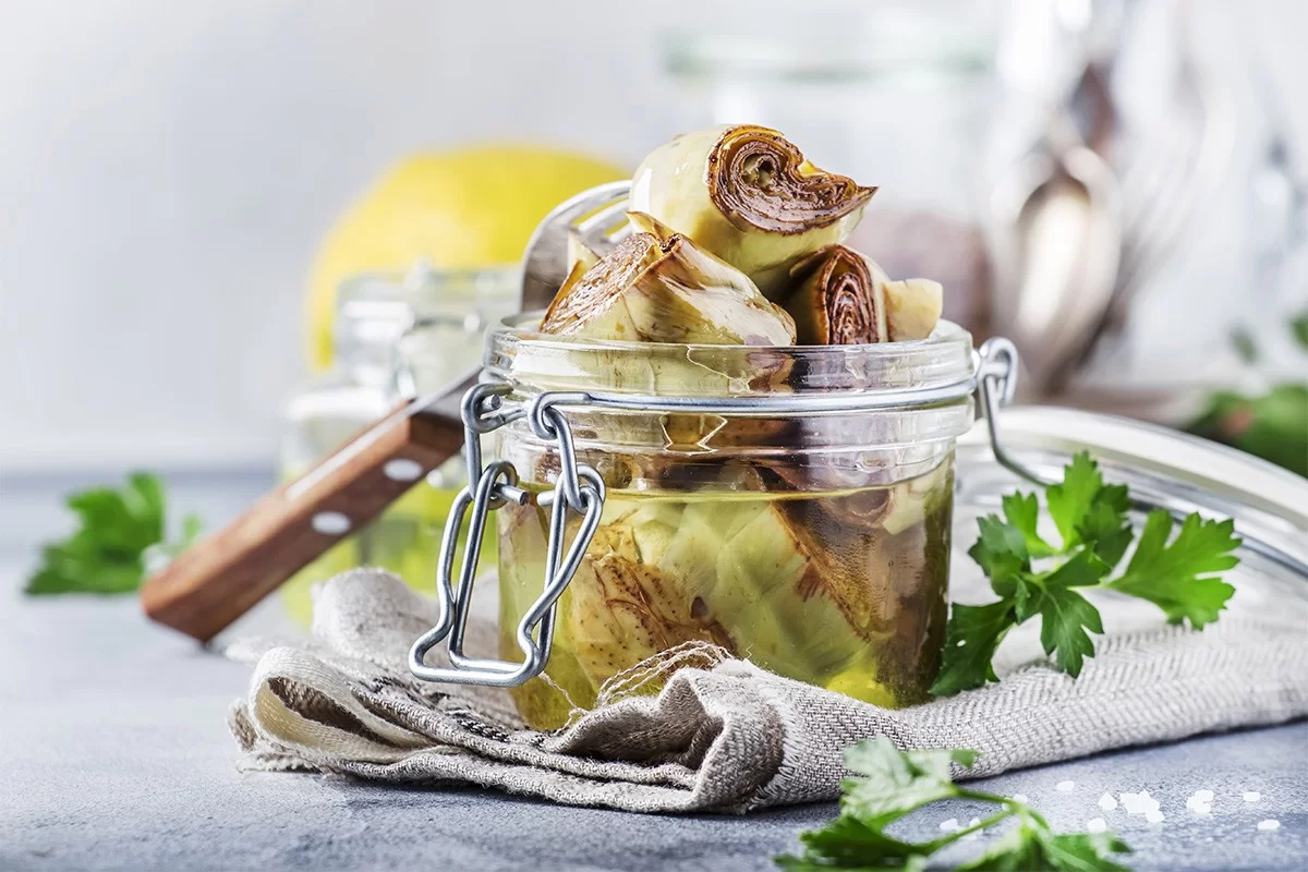 Salade d’artichauts et jambon de Parme