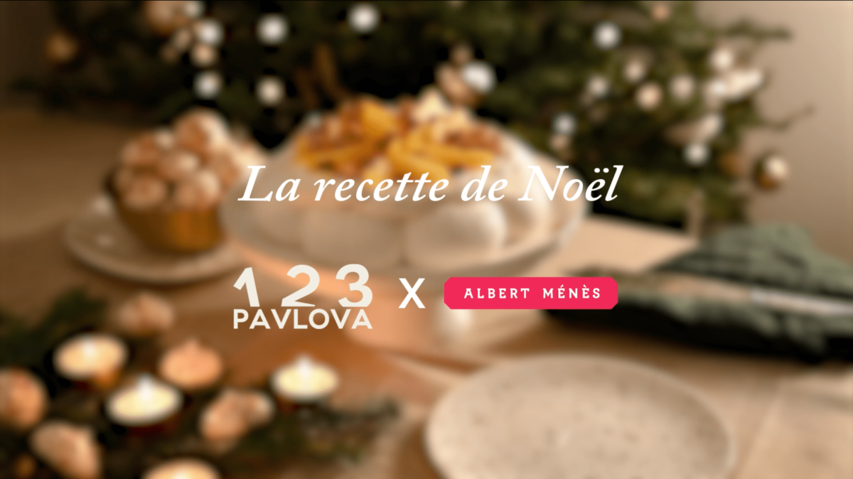 La pavlova des fêtes