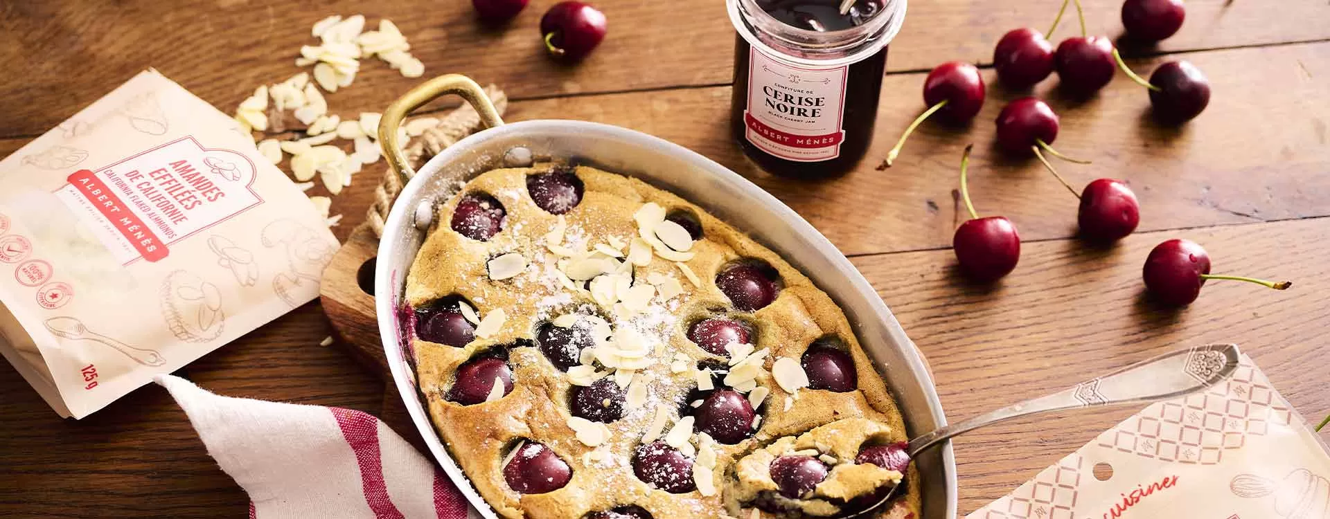 Clafoutis aux cerises noires